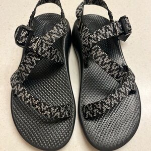Chaco Black and White Sandals